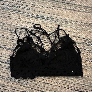 SHEIN Black Strappy Bralette